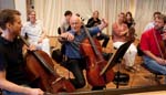 Probe zum 1.Sinfoniekonzert mit Jaap ter Linden