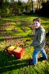 Stefan Marx, 2.Violine entfaltet auch im heimischen Garten seine künstlerischen Fähigkeiten